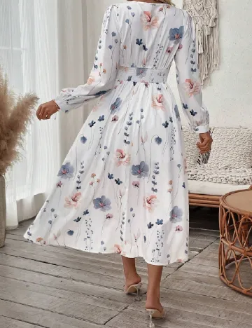 Rochie medie SHEIN, alb Alb