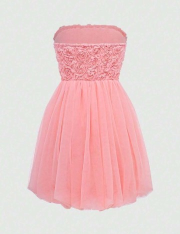 Rochie scurta SHEIN, roz