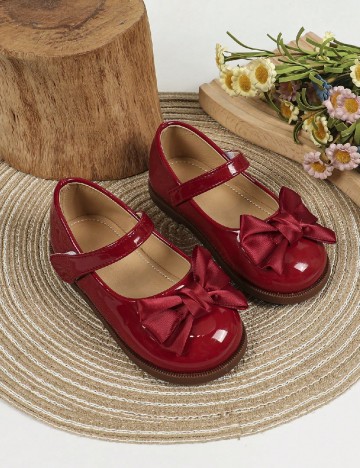Pantofi Shein Kids, rosu