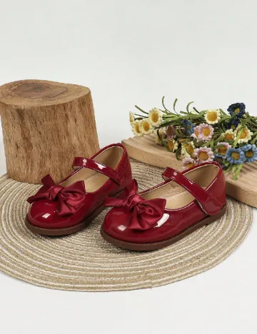Pantofi Shein Kids, rosu