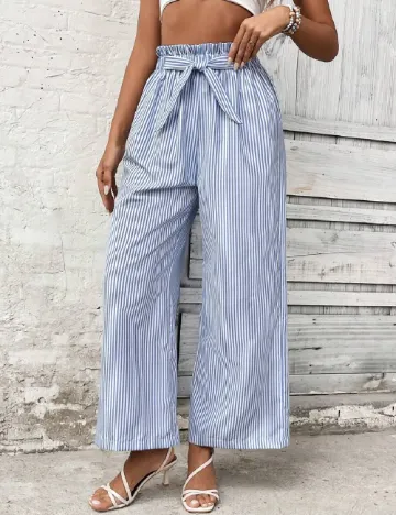 Pantaloni SHEIN, albastru Albastru