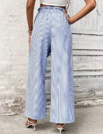 Pantaloni SHEIN, albastru Albastru