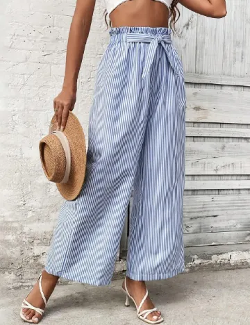 Pantaloni SHEIN, albastru Albastru
