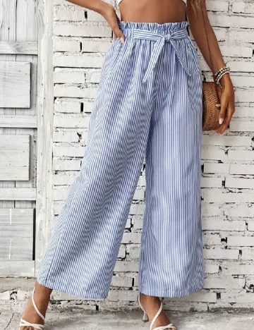 Pantaloni SHEIN, albastru Albastru