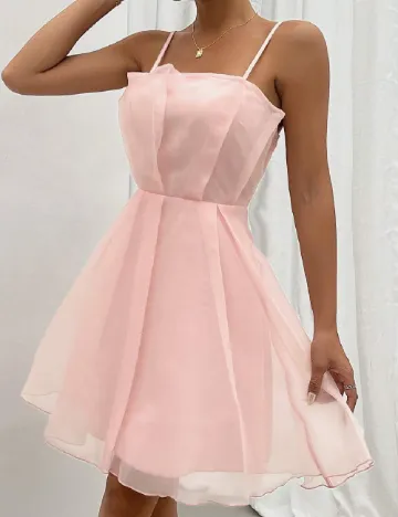Rochie scurta SHEIN, roz Roz