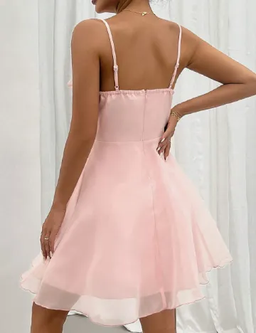 Rochie scurta SHEIN, roz Roz