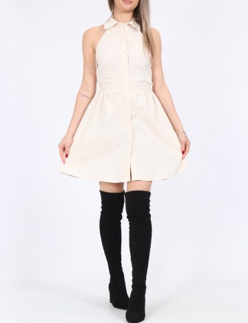 Rochie scurta SHEIN, crem