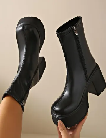 Botine SHEIN, negru
