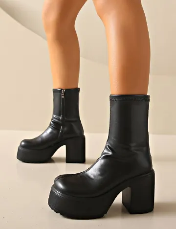Botine SHEIN, negru