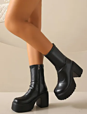 Botine SHEIN, negru