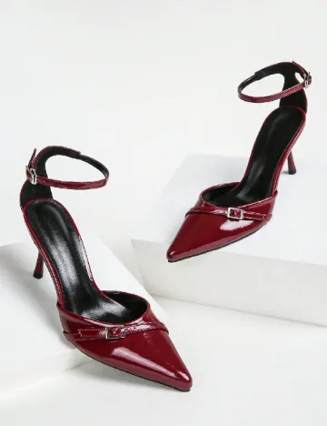 Pantofi SHEIN, visiniu