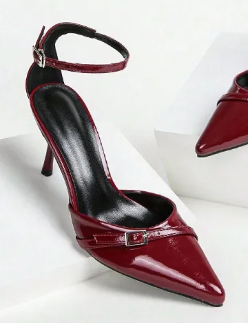 Pantofi SHEIN, visiniu