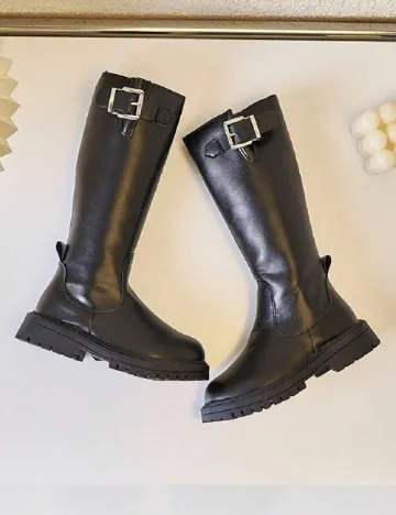 Cizme Shein Kids, negru
