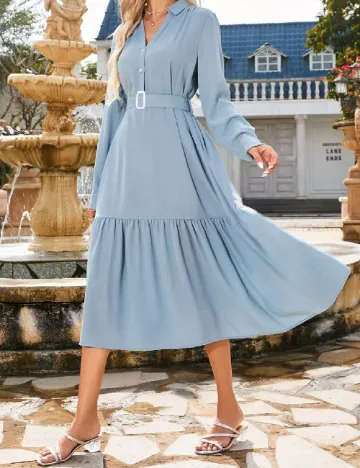 Rochie medie SHEIN, albastru Albastru