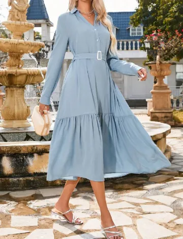 Rochie medie SHEIN, albastru Albastru