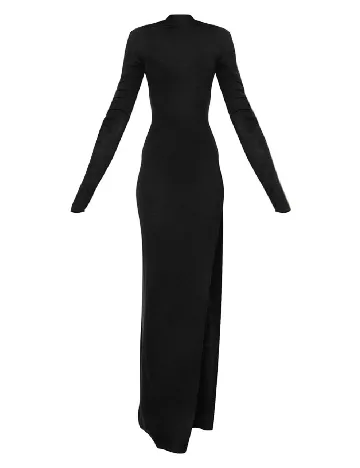 Rochie lunga PRETTYLITTLETHING, negru