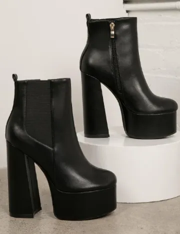 Botine SHEIN, negru