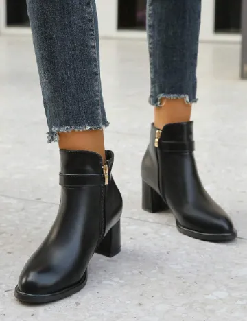 Botine SHEIN, negru