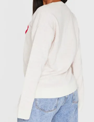 Bluza PRETTYLITTLETHING, alb