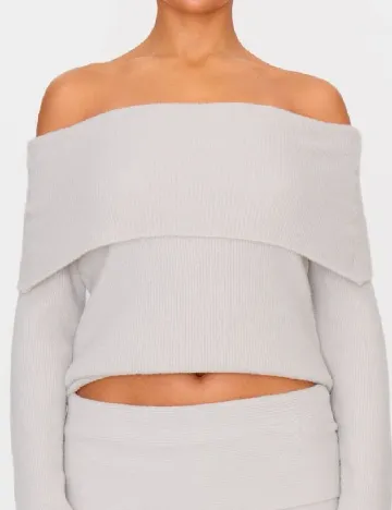 Bluza PRETTYLITTLETHING, gri