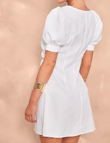 Rochie scurta PRETTYLITTLETHING, alb