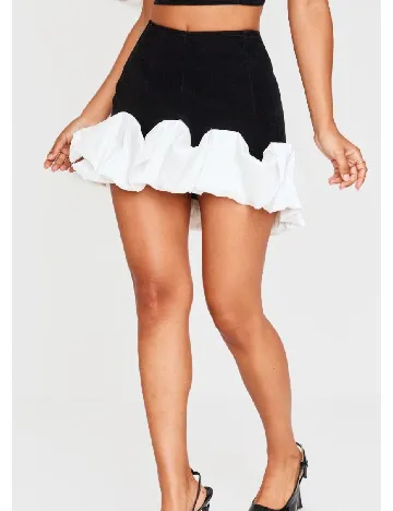 Fusta PRETTYLITTLETHING, negru