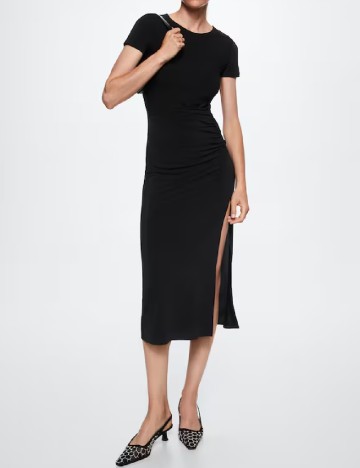 Rochie medie Mango, negru