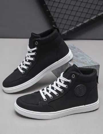 Adidasi SHEIN, negru Negru