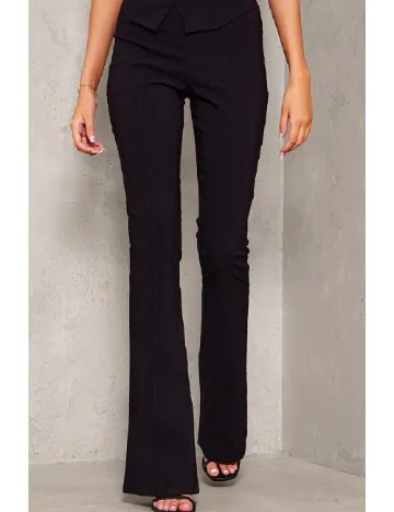 Pantaloni PRETTYLITTLETHING, negru Negru