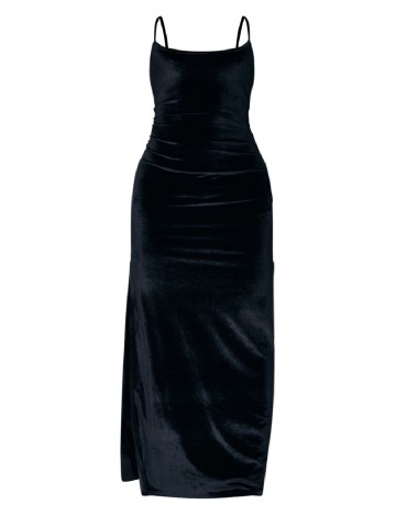 Rochie lunga PRETTYLITTLETHING, negru