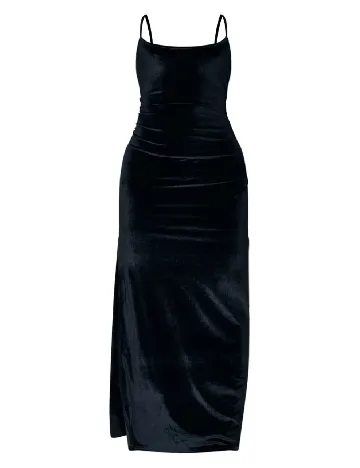 Rochie lunga PRETTYLITTLETHING, negru