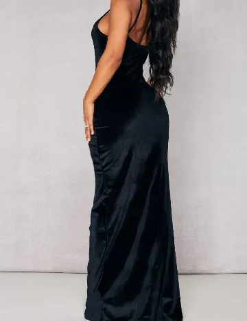 Rochie lunga PRETTYLITTLETHING, negru