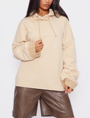Hanorac PRETTYLITTLETHING, crem