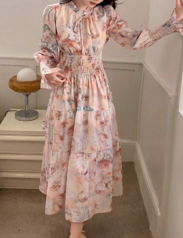 Rochie medie Dazy, mix culori
