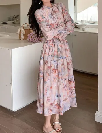 Rochie medie Dazy, mix culori Mix culori