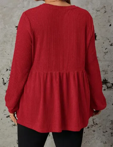Bluza SHEIN CURVE, rosu Rosu