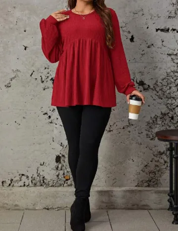 Bluza SHEIN CURVE, rosu Rosu