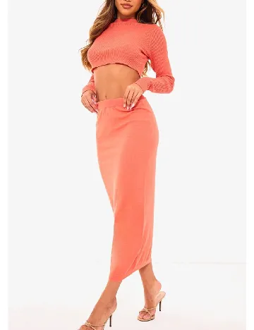 Top PRETTYLITTLETHING, portocaliu