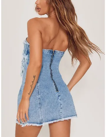Rochie scurta PRETTYLITTLETHING, albastru Albastru