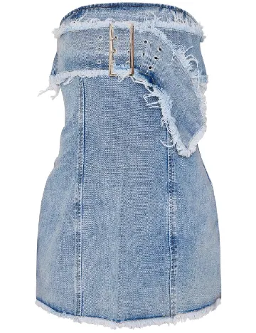 Rochie scurta PRETTYLITTLETHING, albastru Albastru