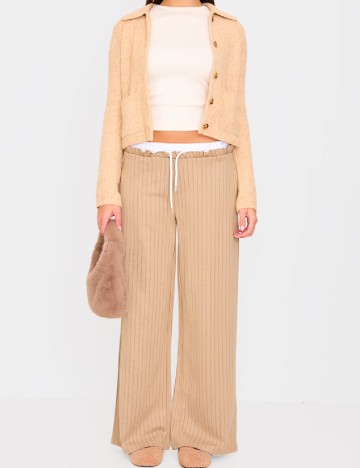 Pantaloni PRETTYLITTLETHING, bej