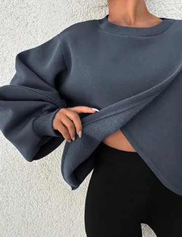 Bluza SHEIN, gri petrol