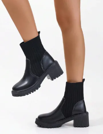 Ghete SHEIN, negru Negru