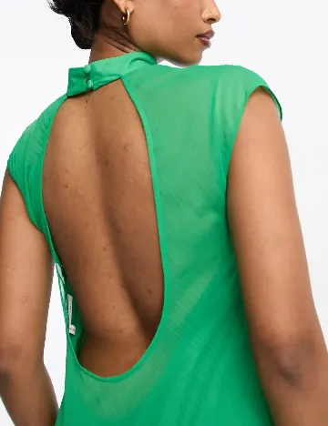 Rochie medie ASOS, verde Verde
