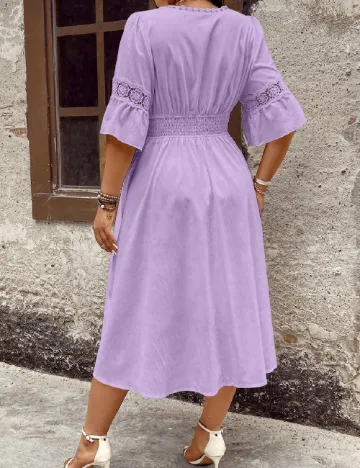 Rochie lunga SHEIN CURVE, roz