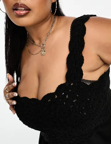 Rochie scurta ASOS Curve, negru Negru