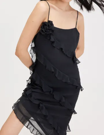 Rochie medie Monki, negru Negru