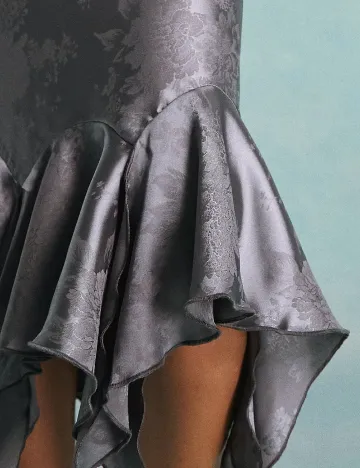 Fusta Miss Selfridge, gri Gri