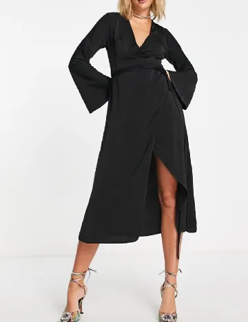 Rochie medie ASOS, negru Negru