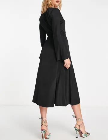 Rochie medie ASOS, negru Negru
